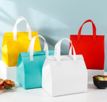 无纺布外卖打包袋烧烤快餐奶茶一次性铝箔外卖保温袋加厚 定制L 无纺布外卖打包袋烧烤快餐奶茶一次性铝箔外卖保温袋加厚 定制L