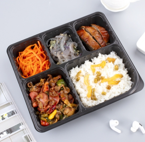 1500ml大容量五格一次性快餐盒5格六格外卖打包盒分格饭盒 1500ml大容量五格一次性快餐盒5格六格外卖打包盒分格饭盒