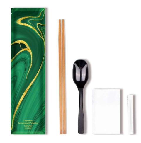 一次性筷子四件套外卖餐包高端餐具四合一勺子组合餐包 一次性筷子四件套外卖餐包高端餐具四合一勺子组合餐包